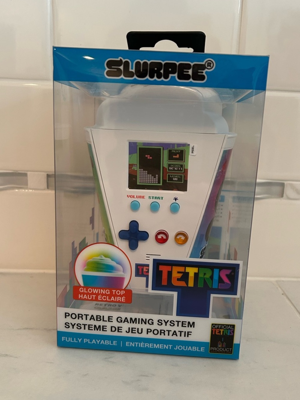 Tetris slurpee my arcade Portable Gaming System - White